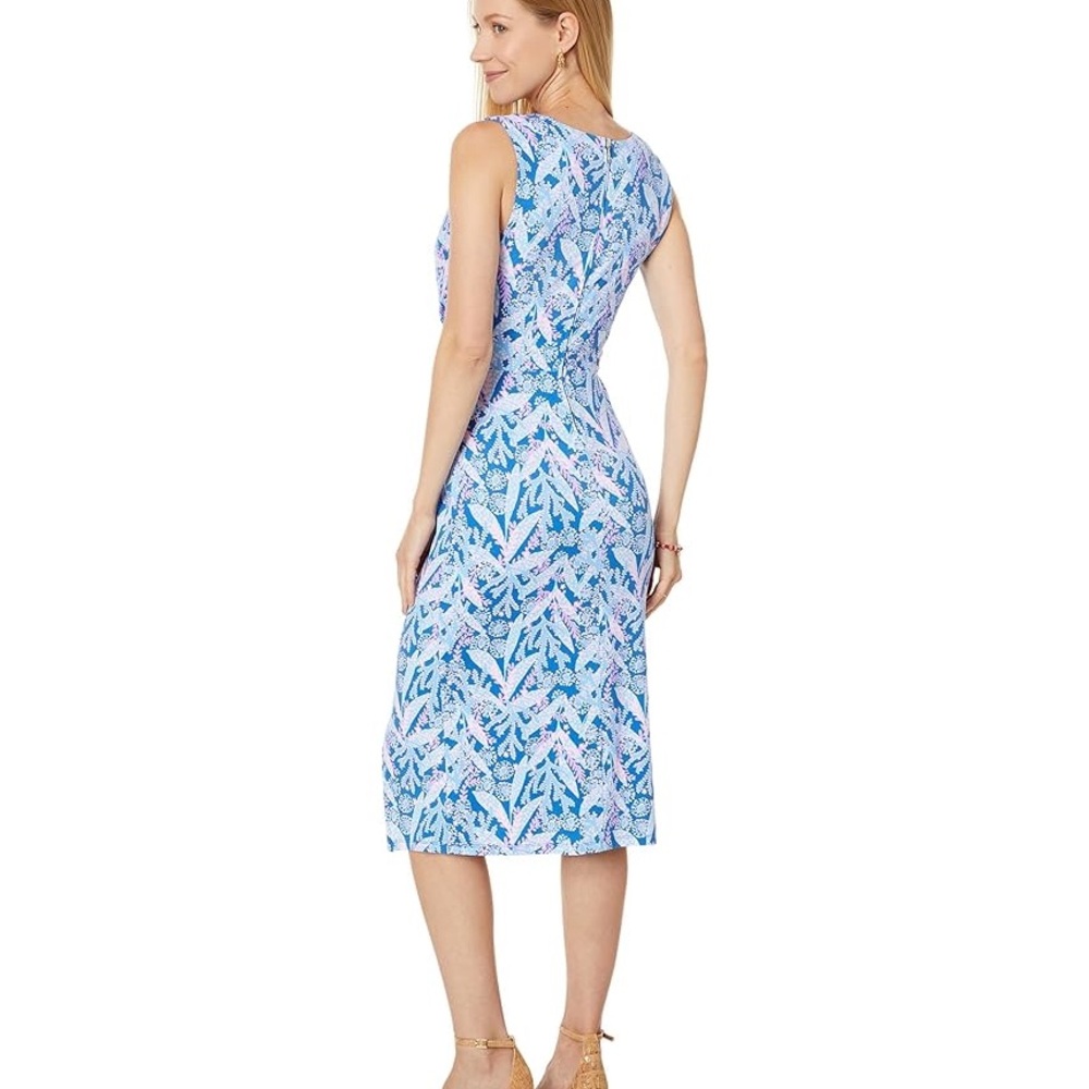 NWT Lilly Pulitzer Odella V-Neck Stretch Dress 10 stretch - Picture 2 of 6